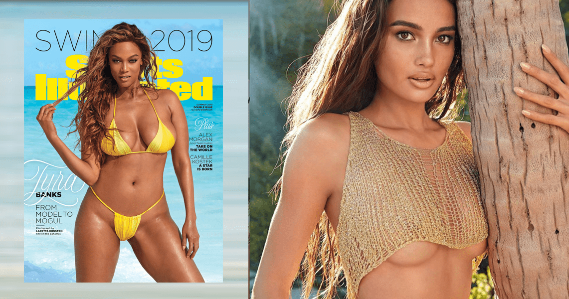 This Is The Sports Illustrated Issue With Kelsey Merritt In It. But First—Look At Tyra Banks!