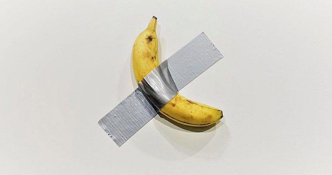 Taped Banana Art Worth $120,000, Kinain!