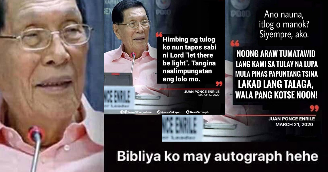 Check Out These Memes That Say Enrile Will Outlive Us All!