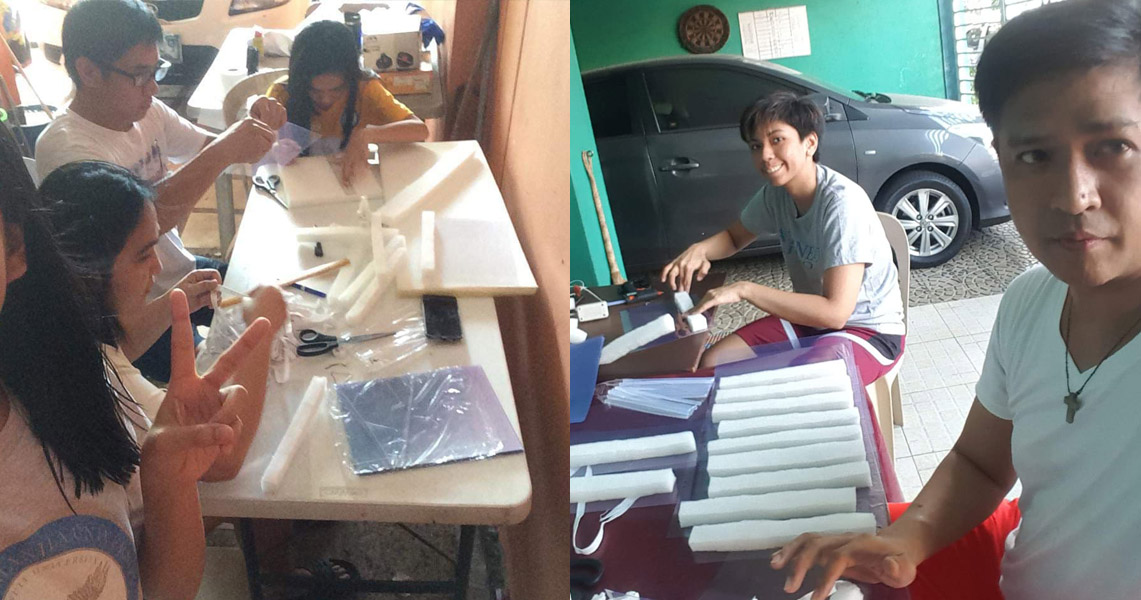 Bored Sa Bahay? This Community Solves That By Making Face Shields For Frontliners
